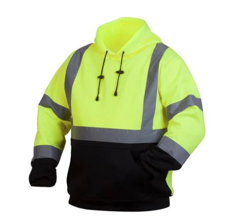 Load image into Gallery viewer, Class 3 Hi-Vis Hooded Sweatshirt

