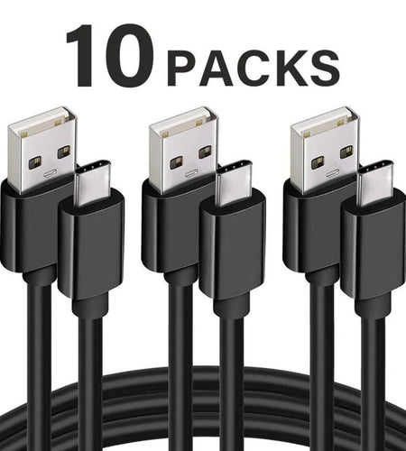ReHisk Versatile USB-A to USB-C Cable 10 Packs