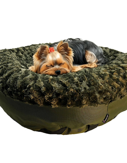 Load image into Gallery viewer, Dog Bed - Round Bolstered Furvana™
