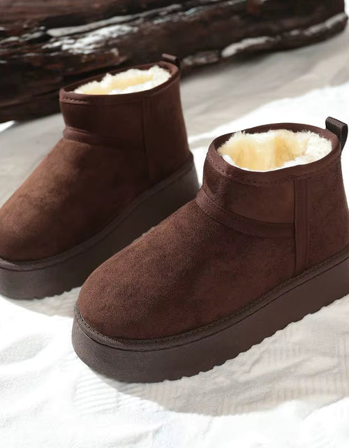 Load image into Gallery viewer, Women’s Thick Sole Snow Boots
