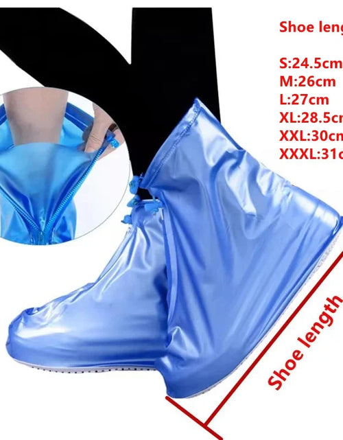 Load image into Gallery viewer, Reusable Waterproof Shoe Covers for Rain and Outdoor Use

