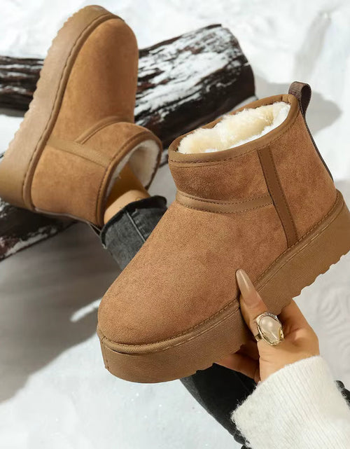Load image into Gallery viewer, Women’s Thick Sole Snow Boots
