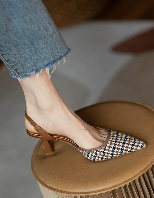 Load image into Gallery viewer, Vintage Pointed Toe Heels for Women
