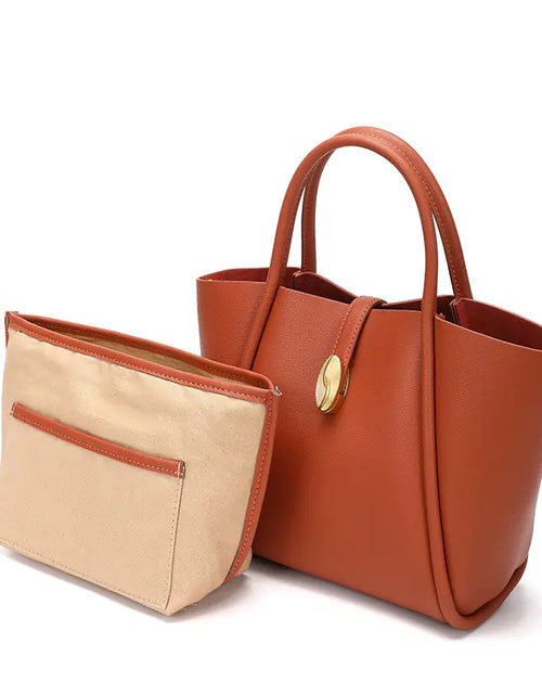 Load image into Gallery viewer, Large-capacity Leather Commuter One-shoulder Bag
