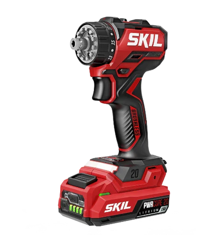 SKIL QD6293B-10 20V Installation Drill Kit with 4 Attachments, 20V 2.0Ah USB-C Battery and 45W PD Charger