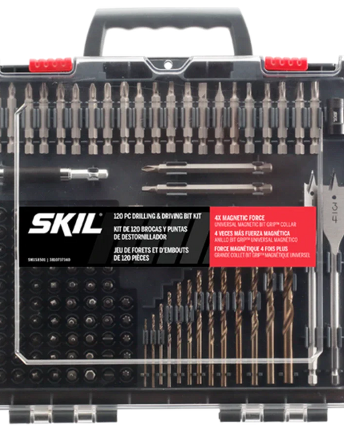 Load image into Gallery viewer, SKIL SMXS8501 120pc Drilling and Screw Driving Kit w/ Bit Grip
