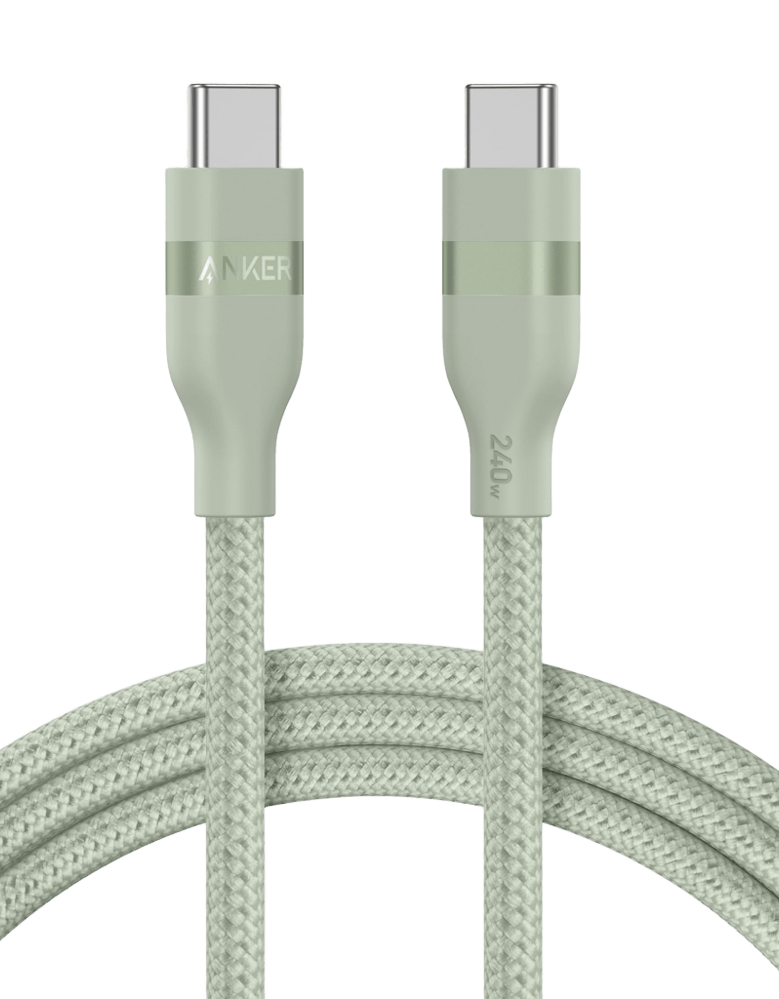 Anker USB-C to USB-C Cable (3 ft / 6 ft, 240W, Upcycled-Braided)