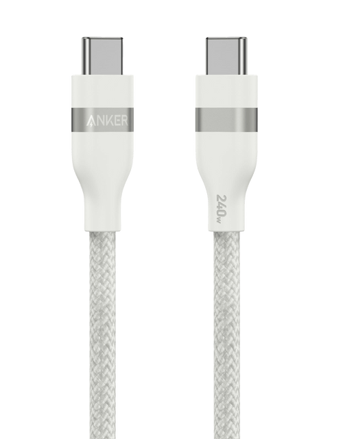 Load image into Gallery viewer, Anker USB-C to USB-C Cable (3 ft / 6 ft, 240W, Upcycled-Braided)
