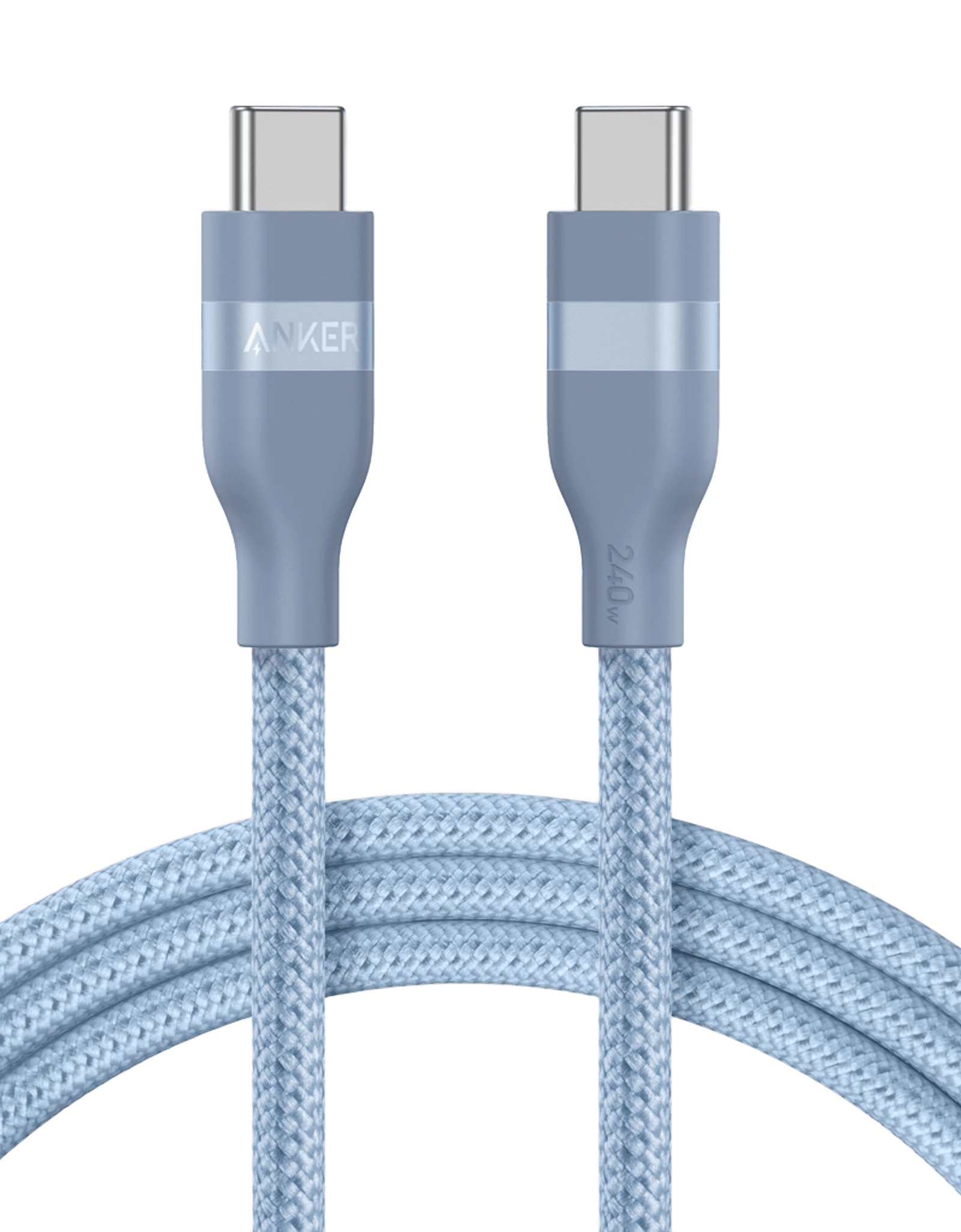 Anker USB-C to USB-C Cable (3 ft / 6 ft, 240W, Upcycled-Braided)