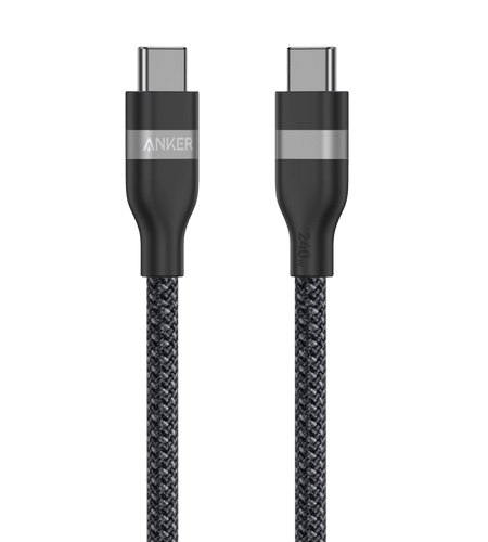 Anker USB-C to USB-C Cable (3 ft / 6 ft, 240W, Upcycled-Braided)