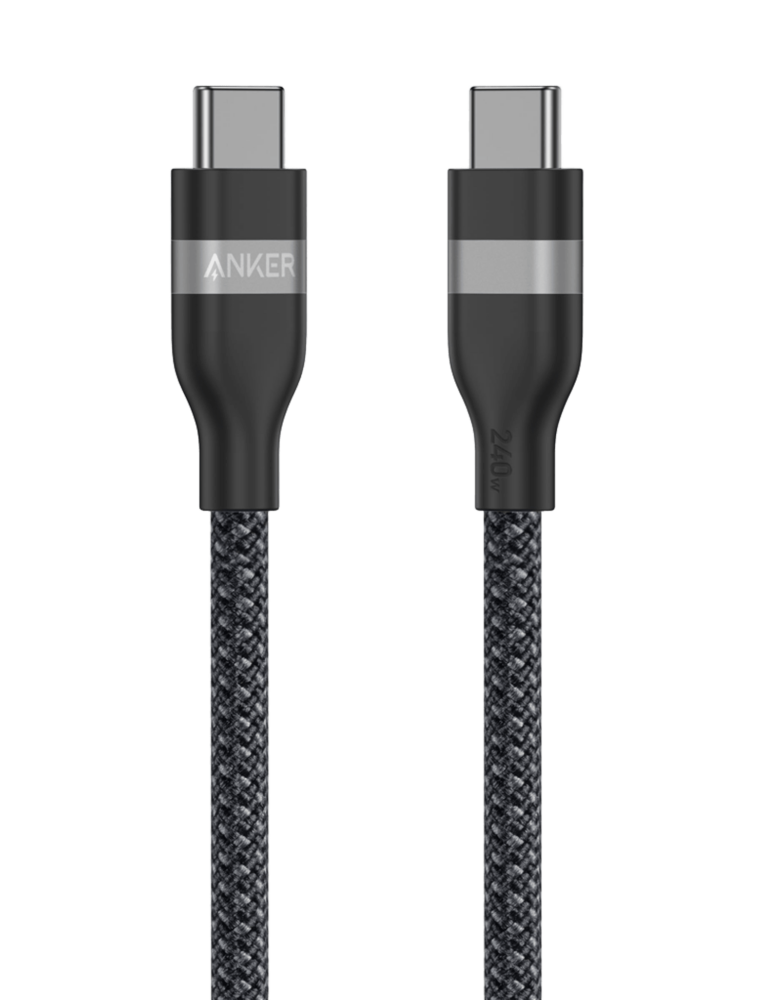 Anker USB-C to USB-C Cable (3 ft / 6 ft, 240W, Upcycled-Braided)