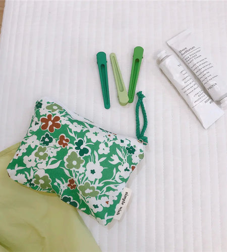Women's Cosmetic Bag and Coin Purse Holder