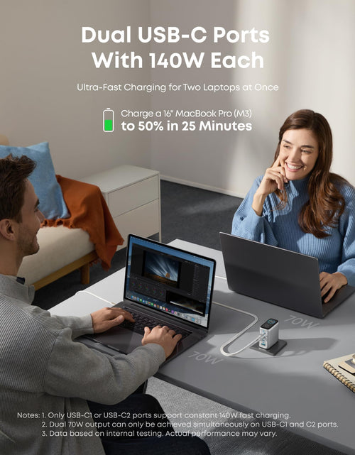 Load image into Gallery viewer, Anker Charger (140W, 4-Port, PD 3.1) with USB-C Cable
