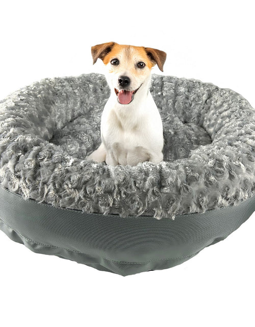 Load image into Gallery viewer, Dog Bed - Round Bolstered Furvana™
