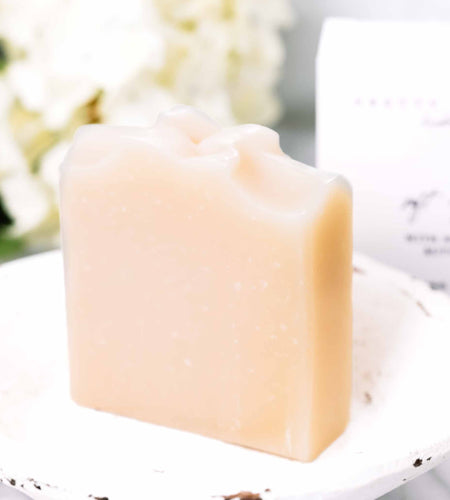Soft + Gentle Buttermilk Soap Made for Sensitive Skin Fragrance Free Handmade Tallow and Goat Milk Soap Bar