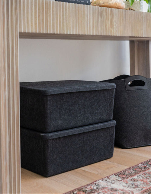 Load image into Gallery viewer, The Sculpted Bin - XL with Lid | Set of 3
