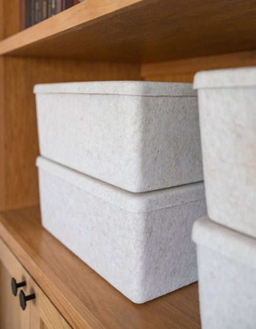 Load image into Gallery viewer, The Sculpted Bin - XL with Lid | Set of 3
