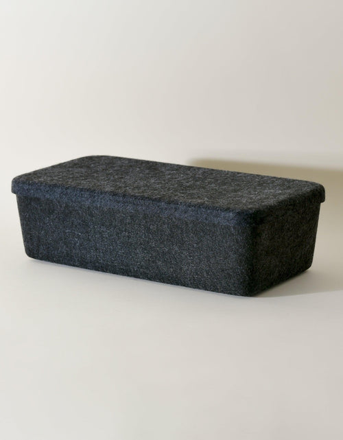Load image into Gallery viewer, The Sculpted Bin - Long with Lid | Set of 3
