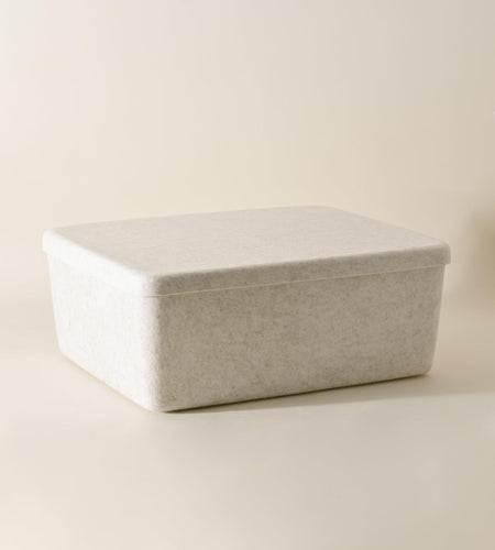 The Sculpted Bin - Large with Lid | Set of 3