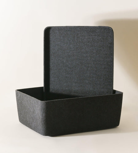 The Sculpted Bin - Large with Lid