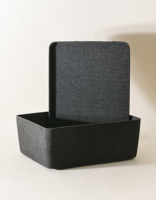 Load image into Gallery viewer, The Sculpted Bin - Large with Lid | Set of 3
