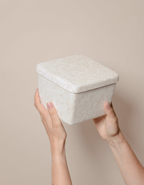 Load image into Gallery viewer, The Sculpted Bin - Petite with Lid | Set of 3
