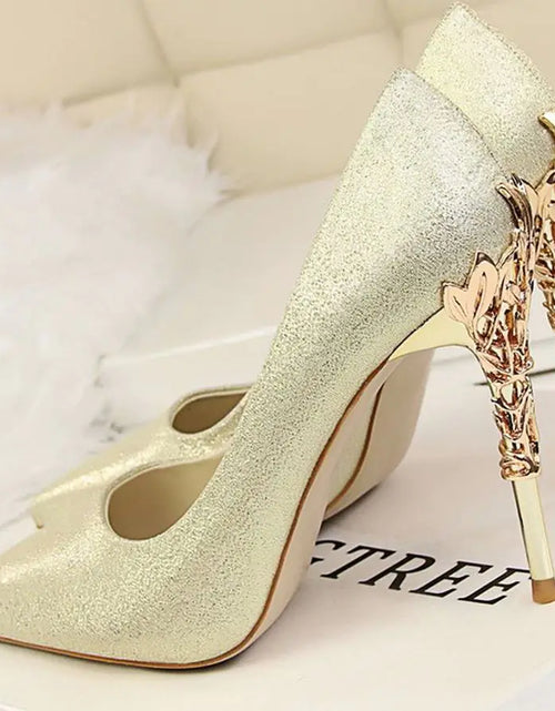 Load image into Gallery viewer, White Satin High Heels for Women - Stylish Pointed Shoes

