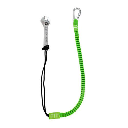 Load image into Gallery viewer, Frontline TLS15 ToolGrip Elastic Tool Tether 15 lbs with Steel Turn Lock Carabiner
