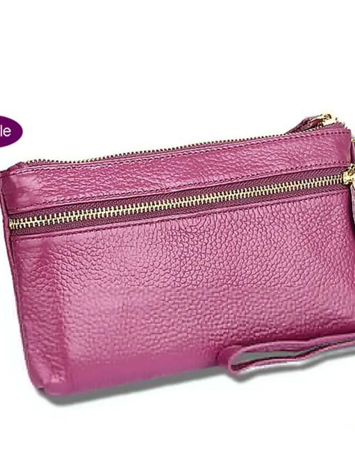 Load image into Gallery viewer, Genuine Leather Phone Bag and Coin Purse for Women
