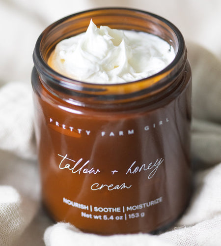 Fragrance Free Tallow + Honey Cream for Sensitive Skin