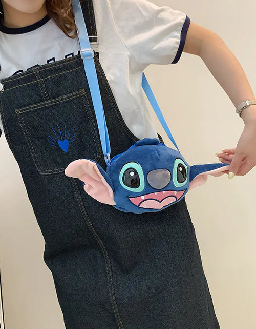 Load image into Gallery viewer, Stitch Plush Shoulder Bag - Korean Style Crossbody Bag

