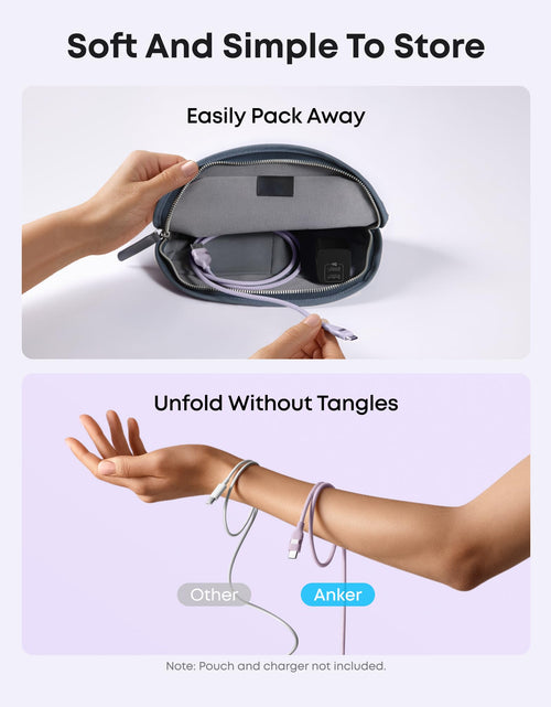 Load image into Gallery viewer, Anker USB-A to USB-C Cable (3 ft/6 ft, Upcycled-Braided)
