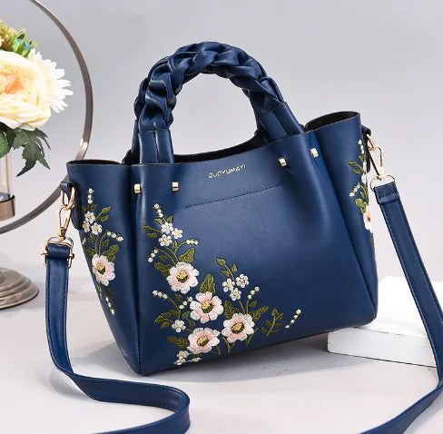 Load image into Gallery viewer, New Floral Women's Handbag and Crossbody Bag
