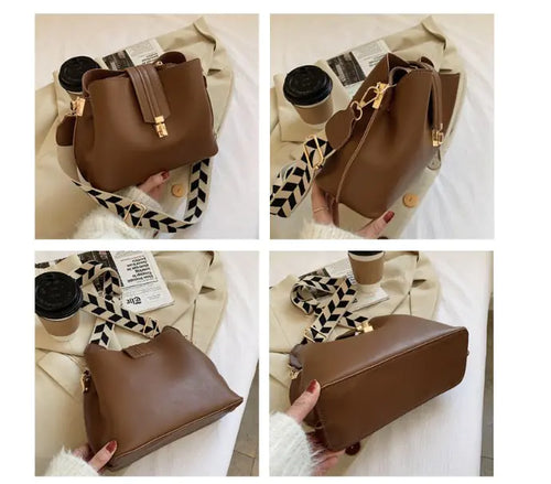 Load image into Gallery viewer, Fashionable Women's Bucket Bag - Korean Style Crossbody
