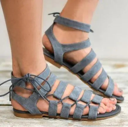 Load image into Gallery viewer, Summer European Style Plus Size Gladiator Sandals
