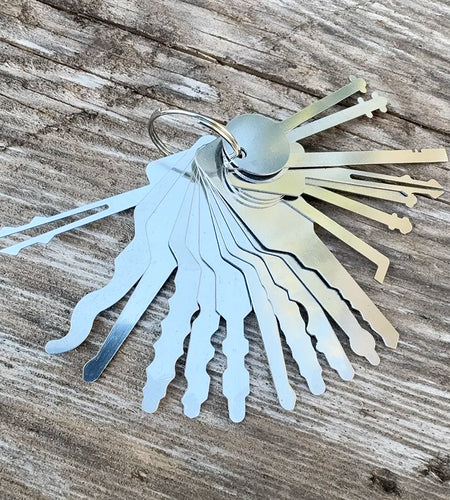 18-Piece Warded & Jiggler Pick Set