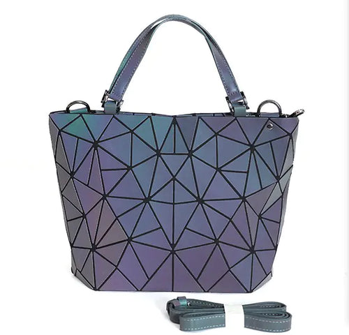Load image into Gallery viewer, Geometric Laser Women's Handbag and Crossbody Bag
