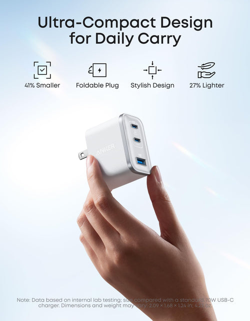 Load image into Gallery viewer, Anker Nano Charger (70W, 3 Ports)
