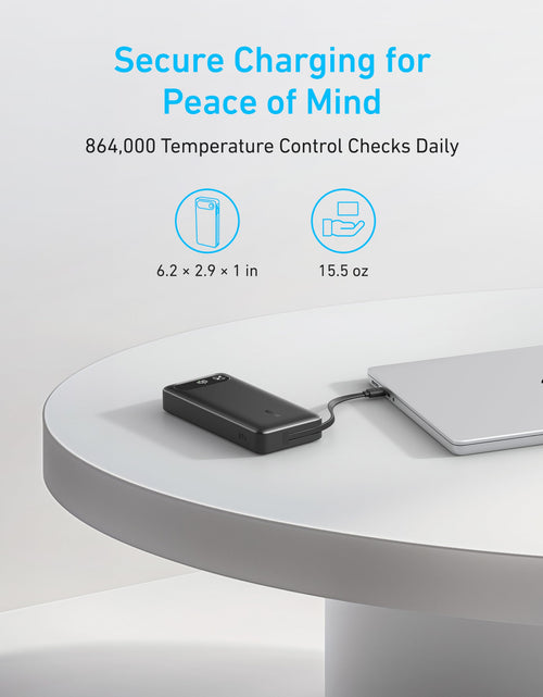 Load image into Gallery viewer, Anker Power Bank (20K, 87W, Built-In USB-C Cable)

