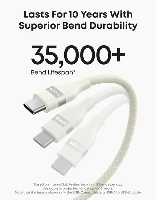 Load image into Gallery viewer, Anker USB-A to USB-C Cable (3 ft/6 ft, Upcycled-Braided)
