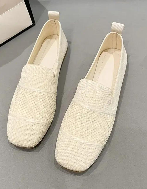 Load image into Gallery viewer, Women's Breathable Flyknit Casual Flat Shoes
