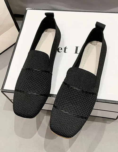 Load image into Gallery viewer, Women's Breathable Flyknit Casual Flat Shoes
