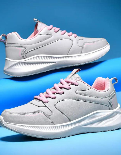 Load image into Gallery viewer, Women’s Waterproof Leather Sneakers
