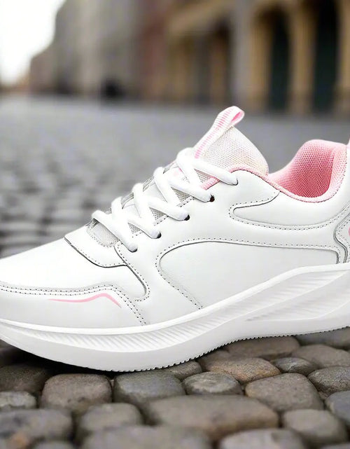 Load image into Gallery viewer, Women’s Waterproof Leather Sneakers
