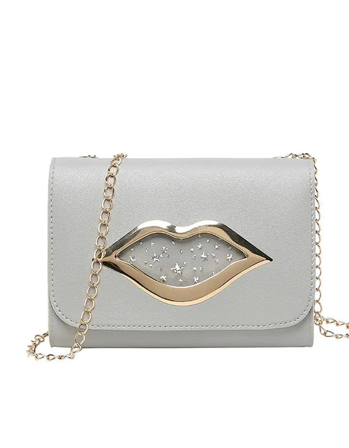 Load image into Gallery viewer, Lips Phone Bag with Chain Strap Crossbody Purse
