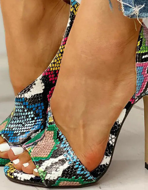 Load image into Gallery viewer, Fashion Floral Peep-Toe High Heels for Women
