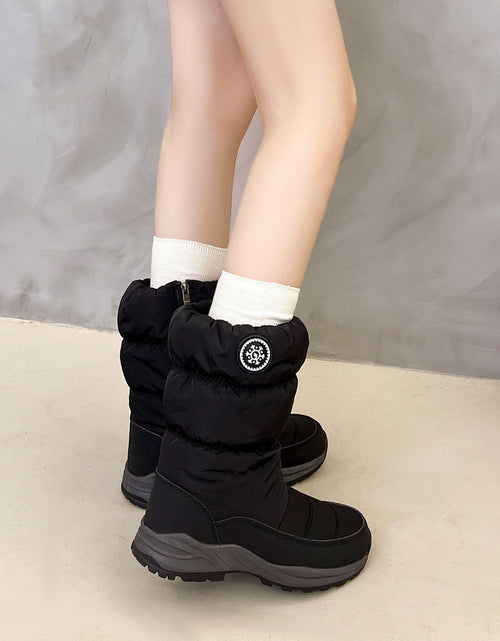 Load image into Gallery viewer, Thickened Cotton Mid-Calf Snow Boots for Women
