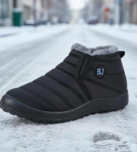 Women’s Warm Padded Lightweight Cotton Boots – Cozy Winter Non-Slip Outdoor Ankle Boots