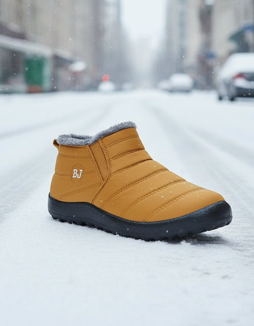 Load image into Gallery viewer, Women’s Warm Padded Lightweight Cotton Boots – Cozy Winter Non-Slip Outdoor Ankle Boots

