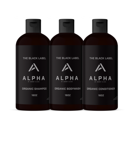 Black Label Shower Set